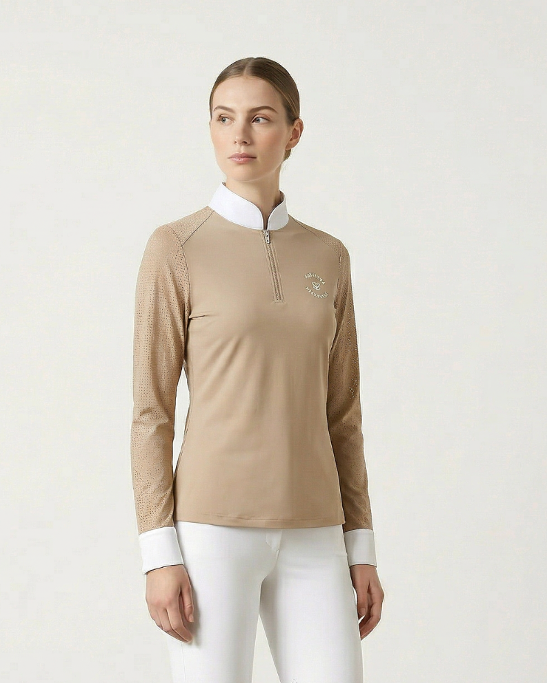 Polo de concours beige