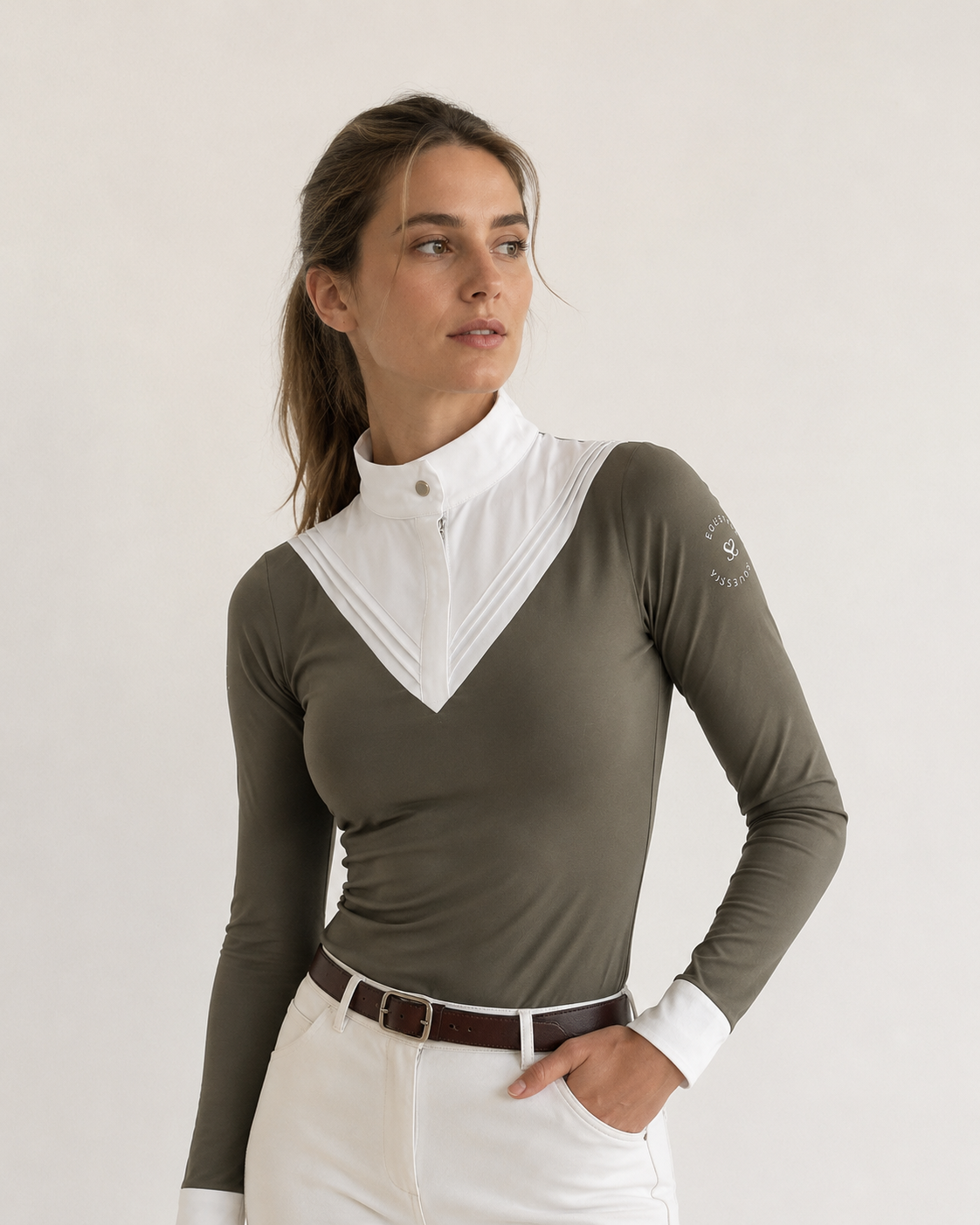 Polo concours vert